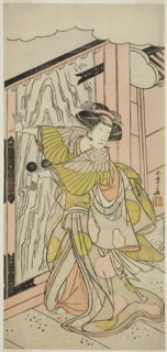 The Actor Nakamura Tomijuro I as Lady Hangaku (Hangaku Gozen) in the Play Wada-gassen Onna Maizuru,