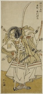 The Actor Ichikawa Danzo IV as Taira no Tomomori in the Play Yoshitsune Sembon-zakura, Performed at