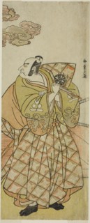 The Actor Nakamura Nakazo I as Watanabe no Tsuna in the Play Shitenno Tonoi no Kisewata, Performed