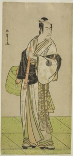 The Actor Ichikawa Ebizo as Kudo Suketsune Disguised as a Komuso in the Play Waka Murasaki Edokko