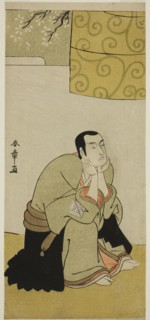 The Actor Ichikawa Monnosuke II as a Buddhist Monk in the Play Edo no Hana Mimasu Soga, Performed