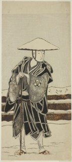 The Actor Bando Mitsugoro I as Abbot Saimyo-ji Tokiyori, Disguised as a Monk, in the Joruri Onna