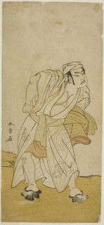 The Actor Nakamura Sukegoro II in an Unidentified Role, c. 1779, Katsukawa Shunsho ?? ??, Japanese,