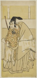 The Actor Nakamura Nakazo I as Ko no Moronao in the Play Kanadehon Chushingura, Performed at the