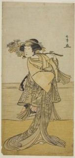 The Actor Nakamura Tomijuro I as a Female Fox from Mt. Ubagadake in the Play Chigo Torii Tobiiri