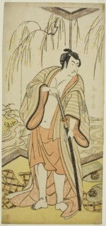 The Actor Ichikawa Monnosuke III as the Sumo Wrestler Shirafuji Genta in the Play Edo no Hana