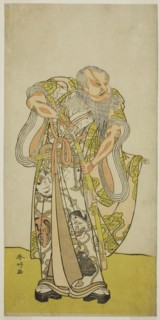 The Actor Sakata Hangoro II as Hige no Ikyu in the Play Shida Yakata Yotsugi no Hikibune, Performed