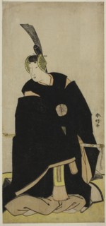 The Actor Nakamura Tomijuro I as Taira no Masakado Disguised as Otomo no Kuronushi (?) or Sugawara