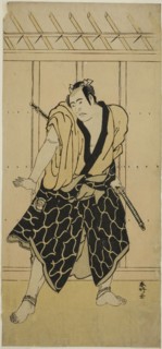 The Actor Sawamura Sojuro III as Soga no Dozaburo (?), c. 1789, Katsukawa Shunko I, Japanese,