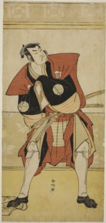 The Actor Sakata Hangoro III as Omi no Kotoda in the Play Haru no Nishiki Date-zome Soga, Performed