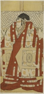 The Actor Ichikawa Danjuro V as Kudo Suketsune in the Play Koi no Yosuga Kanegaki Soga, Performed