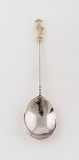 Apostle Spoon: St. James the Greater, 1599/1600, London, England, London, Silver, figure gilded, 18