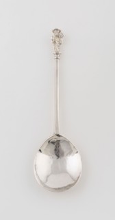 Apostle Spoon: The Master, 1628/29, London, England, London, Silver, figure gilded, 18.3 x 5.2 cm