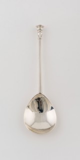 Spoon with Seal of James I, 1624, London, England, London, Silver, 16.5 x 4.8 cm (6 1/2 x 1 7/8 in