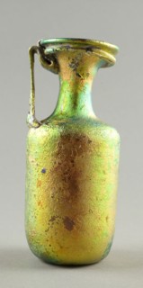 Pitcher, 1st/5th century AD, Roman, Levant or Syria, Syria, Glass, blown technique, 13.7 × 6 × 6 cm
