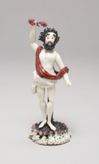 Jupiter, 18th century, Nevers, France, Glass, lampwork (verre de Nevers), metal armature, H. 11.8