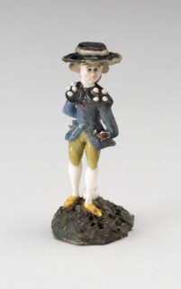 Boy, 1750/99, Nevers, France, Glass, lampwork (verre de Nevers), metal armature, H. 7 cm (2 3/4 in