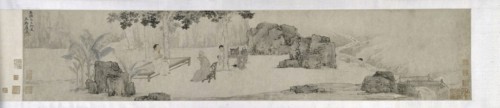Tea Drinking Under the Wutong Tree, Ming dynasty (1369–1644), 1509, Tang Yin (??), Chinese,