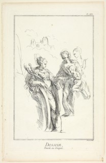 Design: Sketch, from Encyclopédie, 1762/77, Benoît-Louis Prévost (French, c. 1735-1809), published