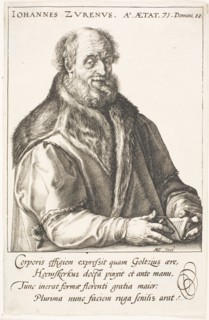 Zuren, Jan van (1517-1591) publisher, burgomaster of Haarlem, 1590, Hendrick Goltzius, Dutch,