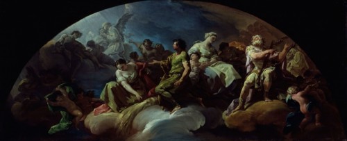 Old Testament Figures in Paradise, 1751/60, Francisco Bayeu y Subías, attributed to, Spanish,