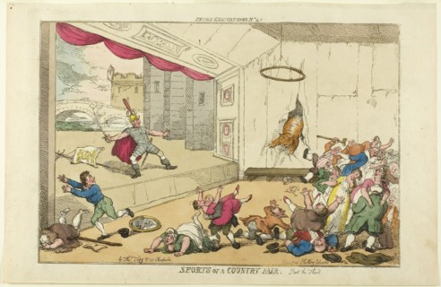 Sports of a Country Fair. Part the Third, 1810, Thomas Rowlandson (English, 1756-1827), published