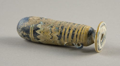 Amphora (Storage Jar), 4th/3rd century BC, Eastern Mediterranean, Egypt, Glass, core-formed