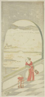 Chinese Poet, c. 1761/65, Suzuki Harunobu ?? ??, Japanese, 1725 (?)-1770, Japan, Color woodblock