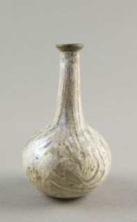 Bottle, 1st century BC, Roman, Levant or Syria, Syria, Glass, blown technique, H. 9.2 cm (3 5/8 in