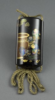 Inro Case, early 19th century, Somada Mitsumine, Japanese, dates unknown, Japan, Lacquer with