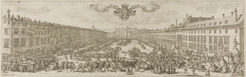 The Carrière at Nancy, n.d., Jacques Callot, French, 1592-1635, France, Etching on ivory laid