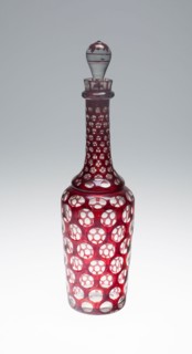 Decanter, c. 1840/50, Bohemia, Czech Republic, Bohemia, Glass, H. 37.5 cm (14 3/4 in.)
