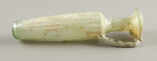 Jug, 3rd/4th century AD, Roman, coast of Syria or Palestine, Syria, Glass, blown technique, 17.2 ×