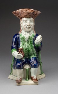 Toby Jug, 1780/90, England, Staffordshire, Staffordshire, Lead-glazed earthenware, H. 27.3 cm (10