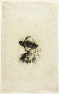 Peasants Going to Work, 1863, Jean François Millet, French, 1814-1875, France, Etching from a