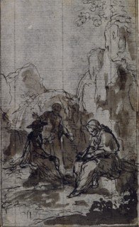 Study for Vignette in Abbé Dinouart’s Vie du Venerable don Juan de Palafox, p. 391, c. 1767, Hubert