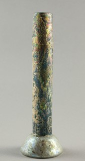 Bottle, 1st/3rd century AD, Roman, Levant or Syria, Syria, Glass, blown technique, H. 19.1 cm (7