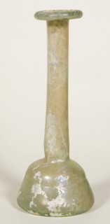 Bottle, 2nd/3rd century AD, Roman, Syria, Glass, blown technique, 16.5 × 6.4 × 6.4 cm (6 1/2 × 2