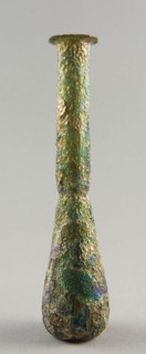 Bottle, 2nd/4th century AD, Roman, Levant or Syria, Syria, Glass, blown technique, H. 16.8 cm (6