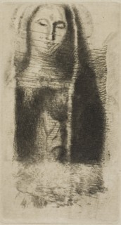 Princess Maleine (The Little Madonna), 1892, Odilon Redon, French, 1840-1916, France, Etching and