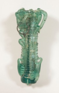 Kohl Container, 5th/6th century AD, Byzantine, Eastern Mediterranean, Levant, Glass, blown