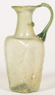 Jug, 6th century AD, Byzantine, Eastern Mediterranean, probably Syria, Syria, Glass, mold-blown
