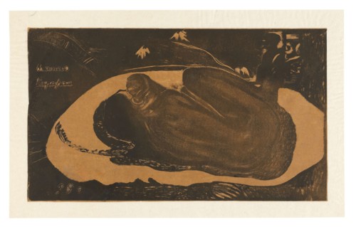 Manau tupapau (She Thinks of the Ghost or The Ghost Thinks of Her), from the Noa Noa Suite,