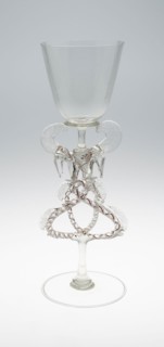 Winged Goblet, 1620/30, Germany, Glass, H. 31.1 cm (12 1/4 in.)