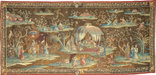 The Tent, from an Indo-Chinese or Indian Series, 1700/25, Woven at the workshop of John Vanderbank