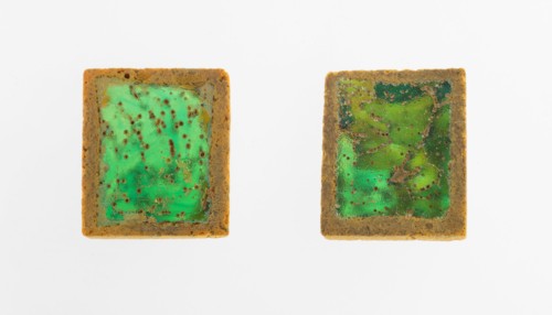 Two Inlays, 1st/2nd century AD, Roman, Italy, Glass, mosaic technique, 1.9 × 1.6 × 0.6 cm (5/8 ×