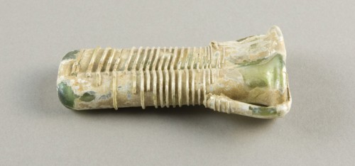 Cosmetic Container, 4th century AD, Roman, Levant or Syria, Syria, Glass, blown technique, 12.1 × 6