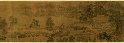 The Wangchuan Villa, Jin dynasty (1115–1234), early 13th century, Spurious signature of Li Gonglin