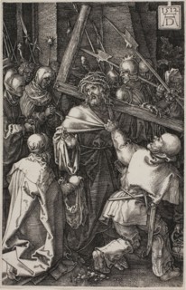 Bearing of the Cross, from The Engraved Passion, 1512, published 1513, Albrecht Dürer, German,