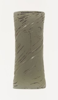 Bead, Western Zhou period, 10th/9th century B.C., China, Jade, L. 1 13/16 in., diam. 3/4 in.